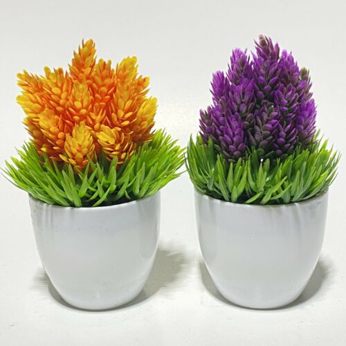 2 pc Artificial Flower pots