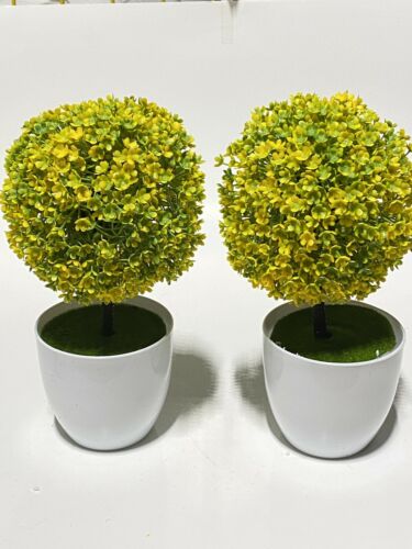 4 Piece artificial flower in plastic pots Artificial Bushes