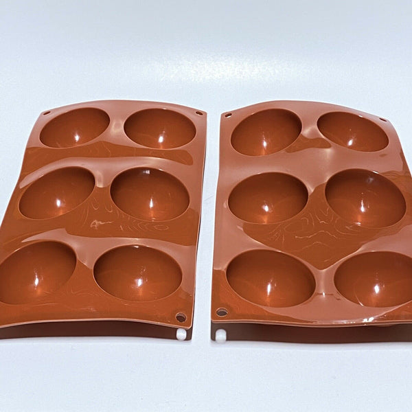 6+6 Cavity Round Shape Soap Mould Silicone Candle Mold Cake Cookie Tray Homemade