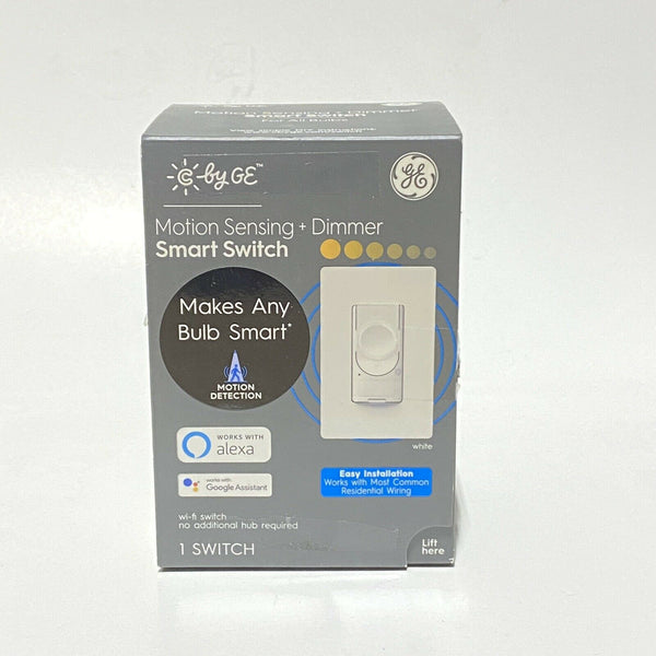 C by GE 3-Wire Smart Motion Sensor Light Switch, Smart Dimmer Switch