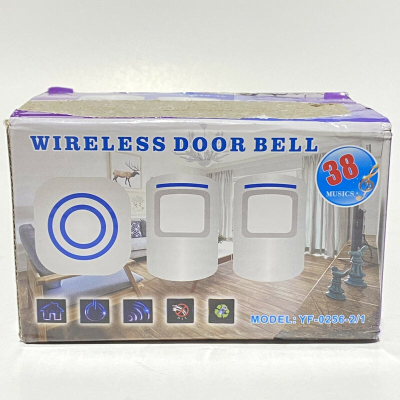 Wireless Detector Entry Doorbell-Infrared Sensor Motion Alert bell with Receive